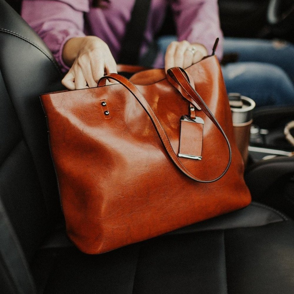Vegan Leather Tote